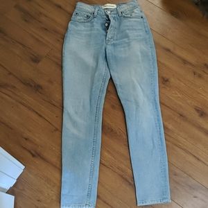 Reformation jeans size 24 Melissa high and skinny
